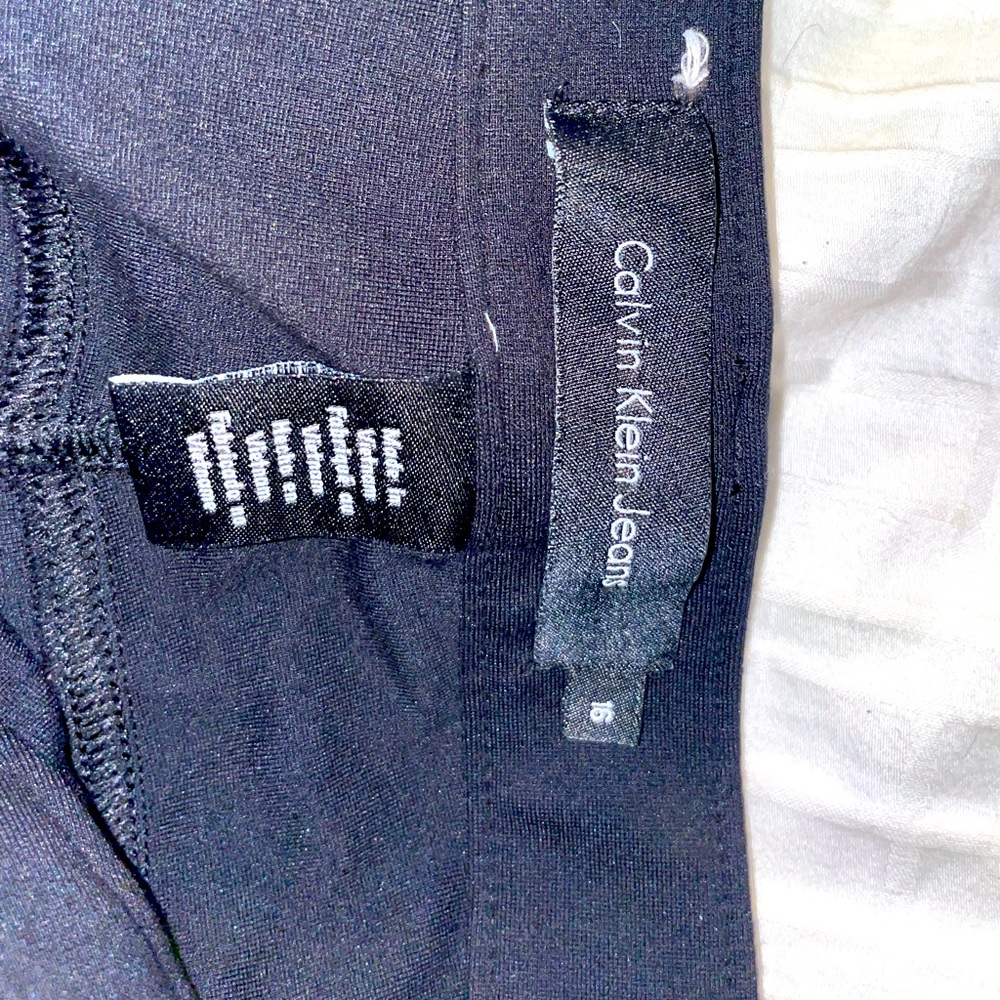 Calvin Klein black stretchy pants